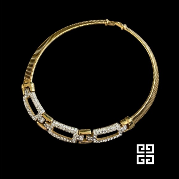Vintage Givenchy Goldtone Necklace - Picture 1 of 7